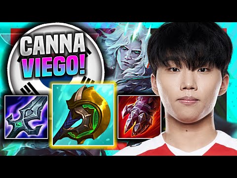 CANNA IS SO GOOD WITH VIEGO! - T1 Canna Plays Viego Top vs Akali! | Season 11