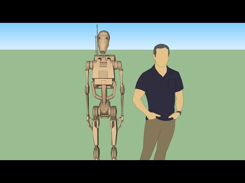 Droide de batalla B1 en su esplendor