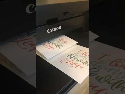 Printing Greeting Cards at Home #greetingcards #smallbiz