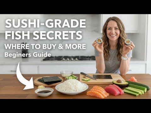 Where to Buy Sushi‑Grade Fish | Safely Sourcing Tuna & Salmon for Home Sushi #sushi #sushirecipes