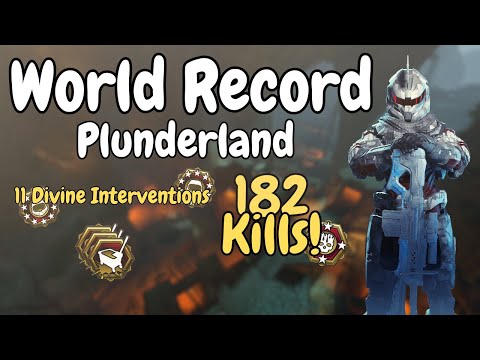 182 Kills! SOLO Plunderland WORLD RECORD!