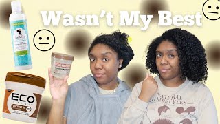 This Definitely Wasn't My Best | Camille Rose Coconut Water Leave In & Eco Coconut Gel 🥥