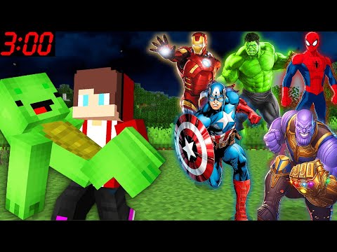 SHOCKING!! JJ rescues Mikey from Minecraft superheroes