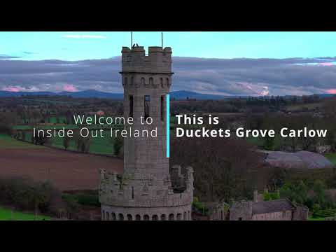 Duckett's Grove in Carlow, The most beautiful castle in Ireland Winter 360° View.