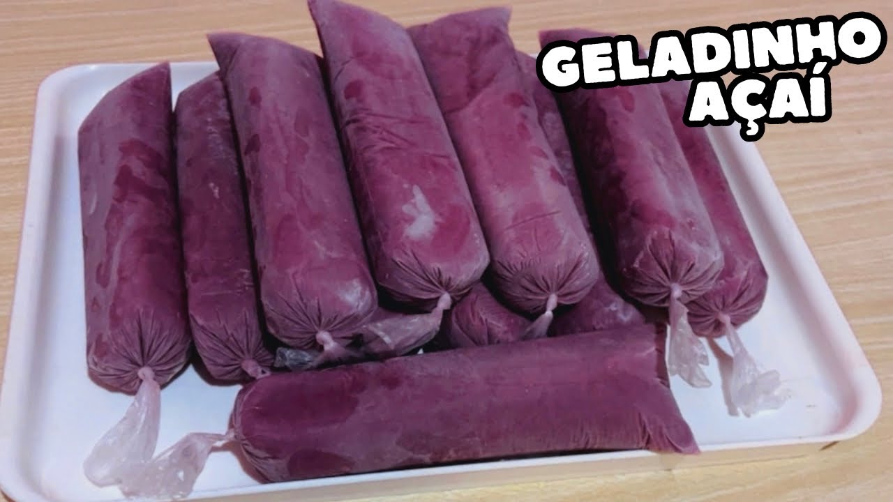 GELADINHO GOURMET DE AÇAÍ | FAÇA E VENDA MUITO! 🤑