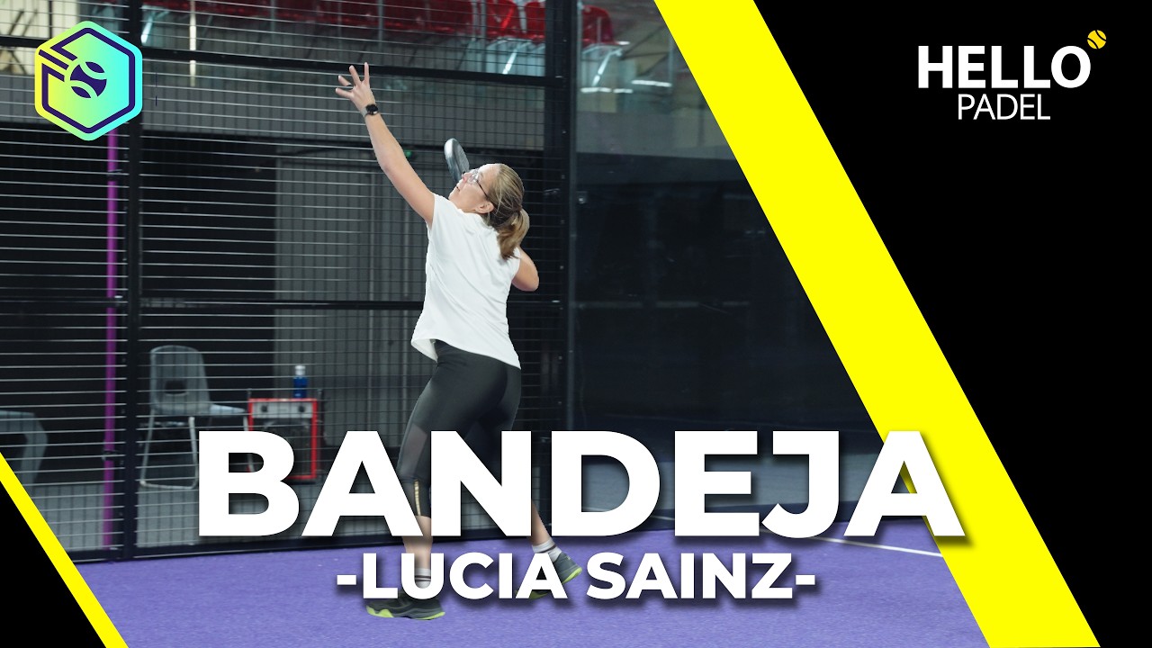 Bandeja technique: footwork and net control