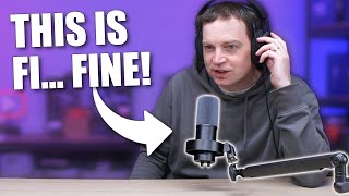 Getting ready for podcasting again with the Fifine K688 XLR/USB microphone.