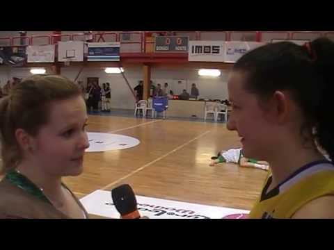 MČR U19, sez. 2012/13, USK - Slovanka 63:62, rozhovor s Terezou Vyoralovou (USK), (20.4. 2013)