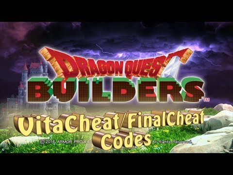 Dragon Quest Builders - Cheat Codes using VitaCheat/FinalCheat