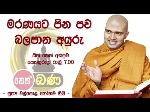 2021/07/17  7.00PMWalpola Gothama TherWalpola Gothama Thero - සිත් නෙත් අසපුව ​|