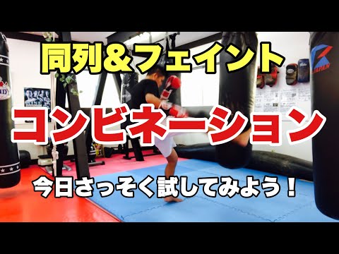 【実No.35】同列&フェイントのコンビネーション【キックボクシング実戦テクニック】