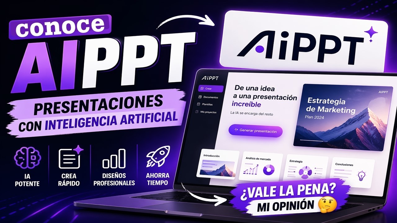 Crea presentaciones increíbles en segundos con AiPPT.