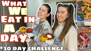 WHAT WE EAT IN A DAY *MACRO COUNTING* HEALTHY OPTIONS | FEBRUARY 2021| Karlee and Ambalee