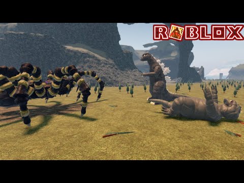 Showa Gojira & Minilla Vs. Kumonga || Ku Movie || Roblox Kaiju Universe