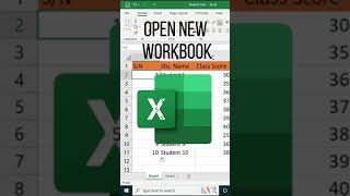 How to Open and Create a New Workbook in Microsoft Excel