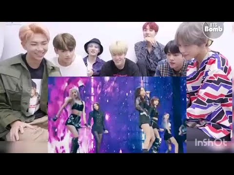 BTS Reaction BLACKPINK -'Don't Know What To Do' Live