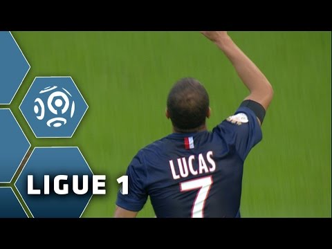 Goal LUCAS (45' +3 pen) / Paris Saint-Germain - Girondins de Bordeaux (3-0) - (PSG - GdB) / 2014-15