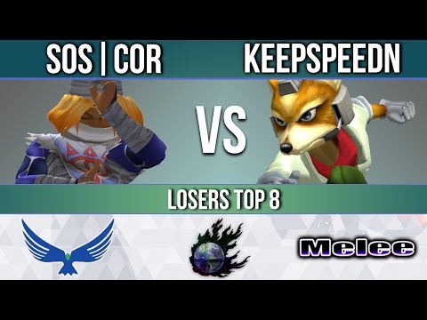 EagleLAN 2017 - SOS | Cor (Sheik) vs. KeepSpeedN (Fox) - Losers Top 8 - Smash Melee