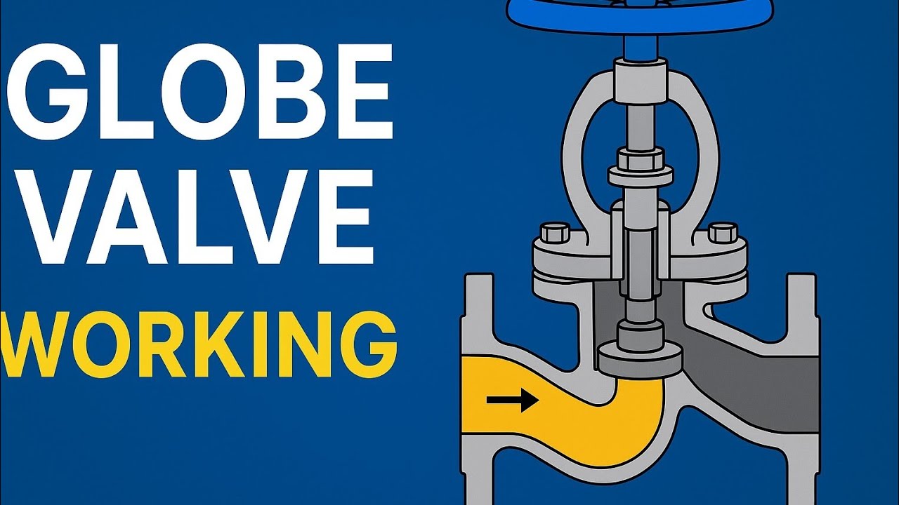 How globe valve works ? Globe valve working animation, what is globe valve #globevalve