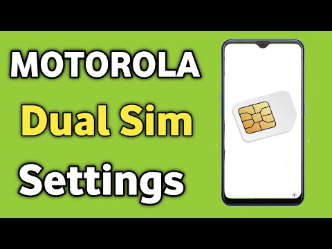 Motorola Dual Sim Settings | Dual Sim SettingsMoto | Motorola Phone Sim Setting