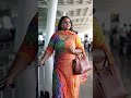Desi Beauty At The Airport ️ Chubby Indian Girl In Churidar Look