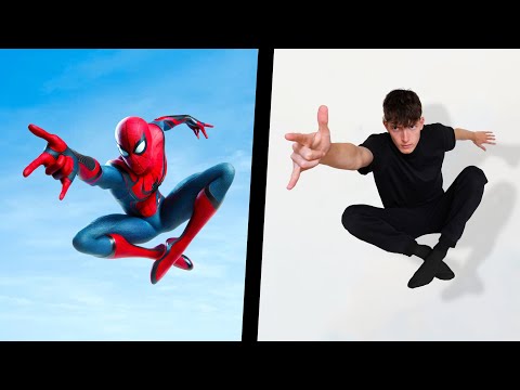 Ich versuche SPIDER-MAN Stunts im echten Leben!