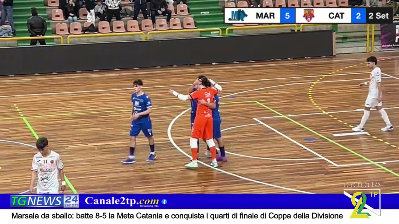 Marsala da sballo: batte 8-5 la Meta Catania e conquista i quarti di finale di Coppa della Divisione