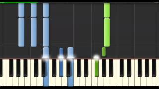 Piano - Synthesia - Greensleeves - What Child is This - Slow -