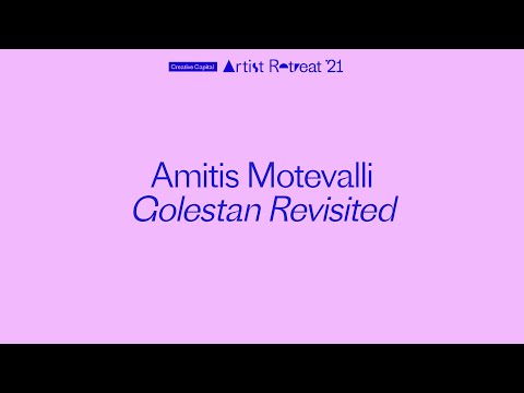 Amitis Motevalli Presents at the 2021 Creative Capital Artist Retreat