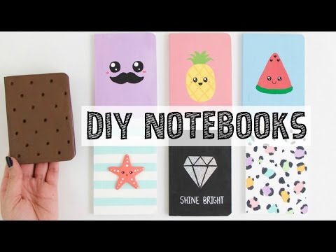 7 DIY NOTEBOOKS IDEAS - School Supplies You NEED To Try!