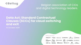 Data Act: Standard Contractual Clauses for cloud switching and exit - 