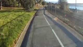 preview picture of video 'Bike Commute through Hobart, Tasmania.'