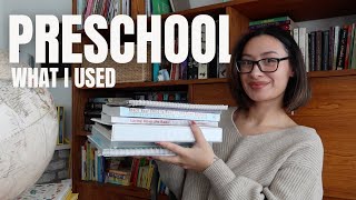 ALL of the preschool curriculum that I used (pre-k 3 + pre-k 4)