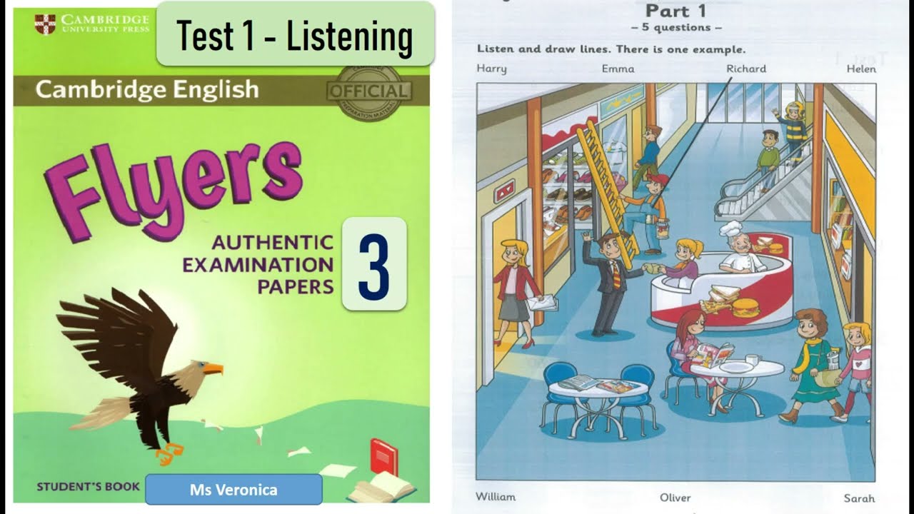 FLYERS 3   TEST 1   LISTENING