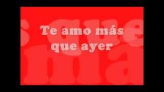 Ha*Ash Te Amo Mas Que Ayer Letra