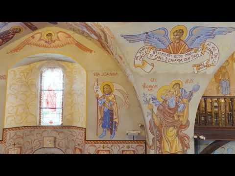 Glèisa de Sant-Victor, frescas de Nicolas Greschny (1912-1985)