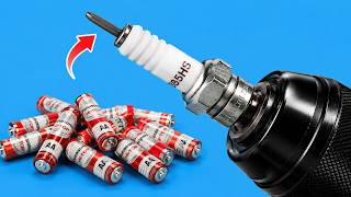 👉Millions Don’t Know This Trick! Why Put an AA Battery on a Spark Plug⚡
