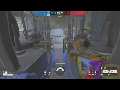 EXT Shooting range behind border