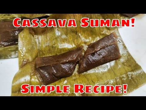 HOW TO MAKE CASSAVA SUMAN AT HOME #cassavasuman #cassava