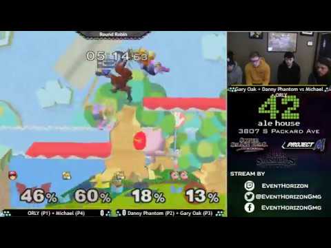 Construct 124 - ORLY + Michael VS Danny Phantom + Gary Oak - Melee Doubles RR