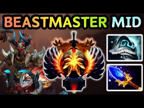 🔥 BEASTMASTER MID FULL AGGRESSION WITH HIGH DRUM TEMPO | DOTA 2 GAMEPLAY 🔥