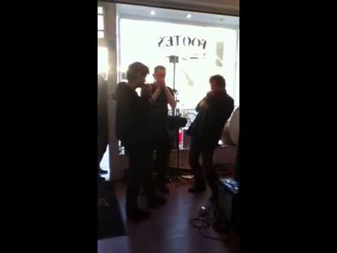 Oliver Cross, Steve Lockwood and Lee Oskar, harmonica jam. London 20/04/2013