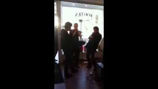 Oliver Cross, Steve Lockwood and Lee Oskar, harmonica jam. London 20/04/2013