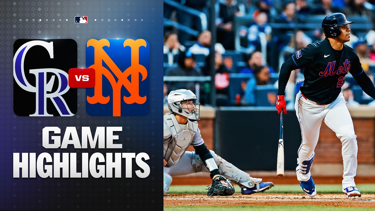 Rockies vs. Mets Game Highlights (4/24/26) | MLB Highlights