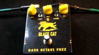 Video thumbnail for Black Cat Bass Octave Fuzz Demo by MrExcane
