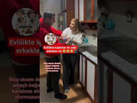 evlilikte erkekler mi zeki kadınlar mı#evlilik #karıkoca #komedi