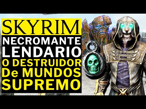 SKYRIM - LEGENDARY NECROMANCER!!! THE MOST STOLEN BUILD FOR LEGENDARY MODE!!!