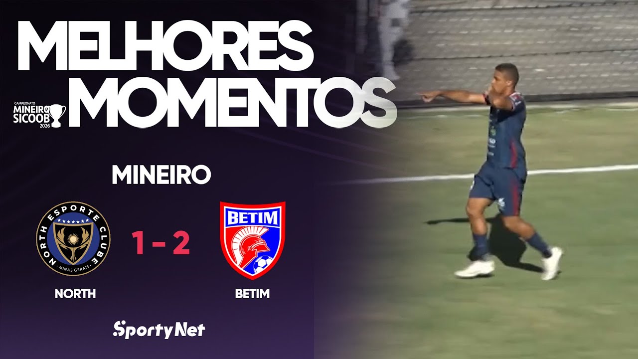 North Esporte Clube vs Betim Futebol Highlights