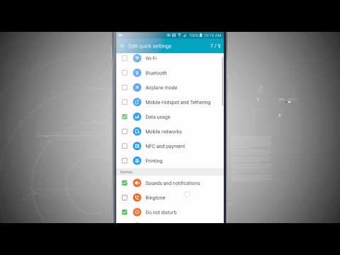 Search & Edit Quick Settings on the Samsung Galaxy Note 5