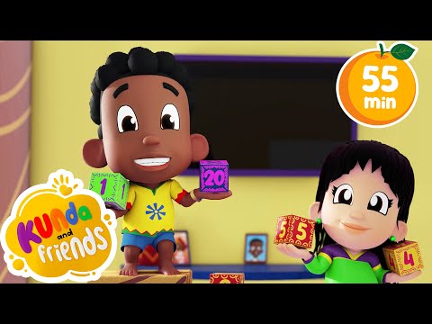 Counting To 20, Five Little Birds + MORE | Kids Songs | Cartoons For Kids | Kunda & Friends